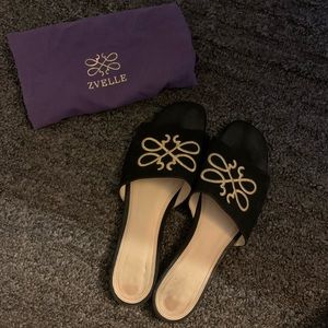 Beautiful Zvelle Designer Sandals (no heels/heights)